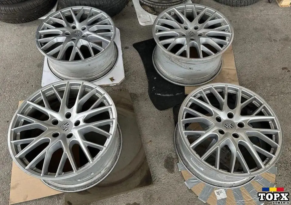 vand set jante Original Porsche 21 Zoll Panamera 971 G2 II in 2 latimi 971601025D 971601025K - 2
