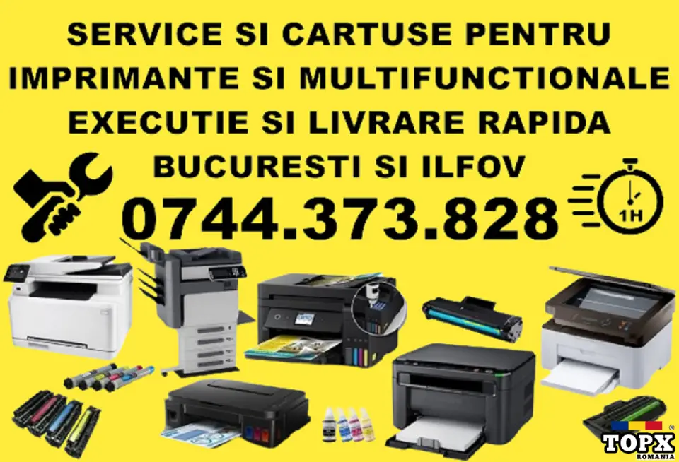 Reparații de calitate a imprimantelor si copiatoarelor in Bucuresti si Ilfov!.