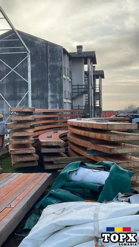 STRUCTURĂ  LEMN STRATIFICAT 33x22