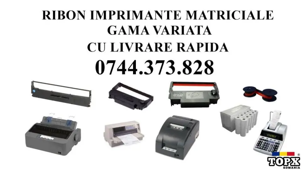 Riboane imprimante B2B matriciale cu livrare rapida.