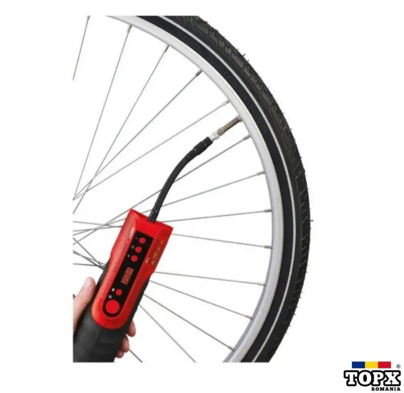 Compresor portabil cu acumulator si lanterna - NOU - 2