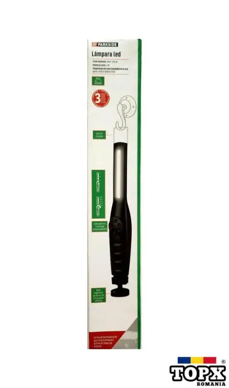 Lampa de lucru LED cu acumulator si baza magnetica rotativa - NOU - 3