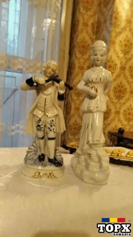 Vând statuete abanos oglinda venețiană și bibelouri mari - 10