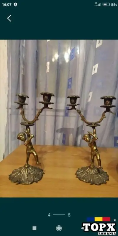 Vând statuete abanos oglinda venețiană și bibelouri mari - 23