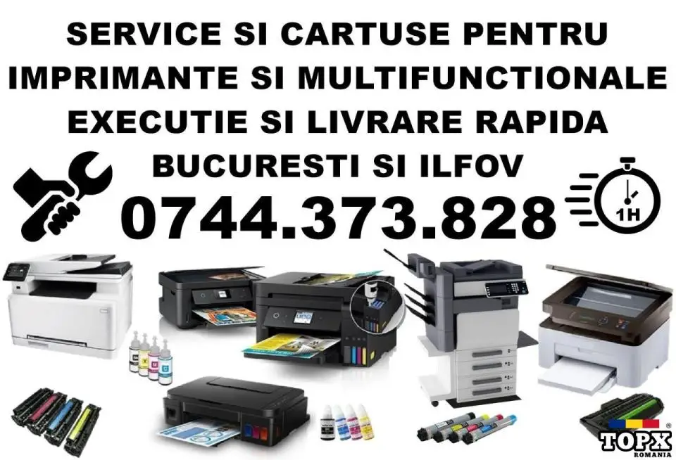 Urgent reparatii imprimante si copiatoare in Bucuresti si Ilfov