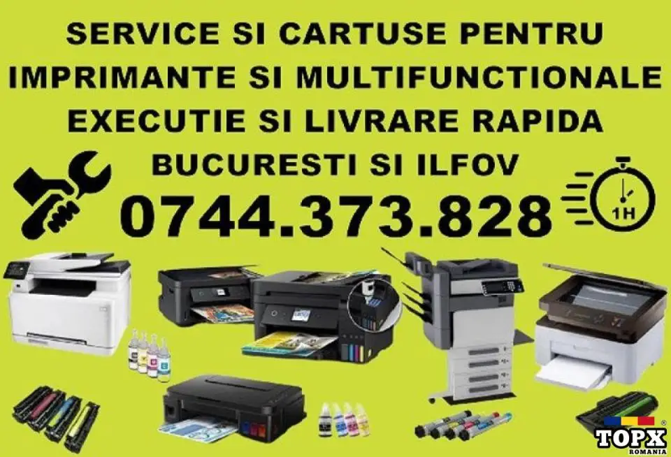 La sediul dvs. reparatii pentru imprimante si copiatoare in Bucuresti si Ilfov