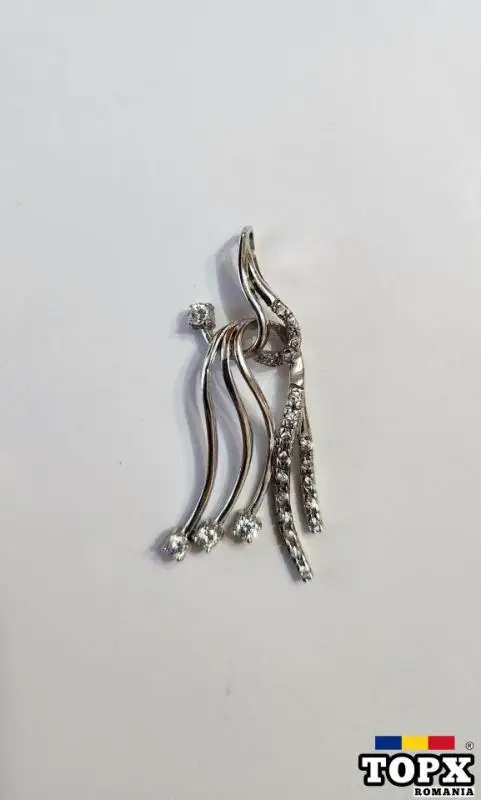 Pandantiv din argint cu zirconiu - CA NOU