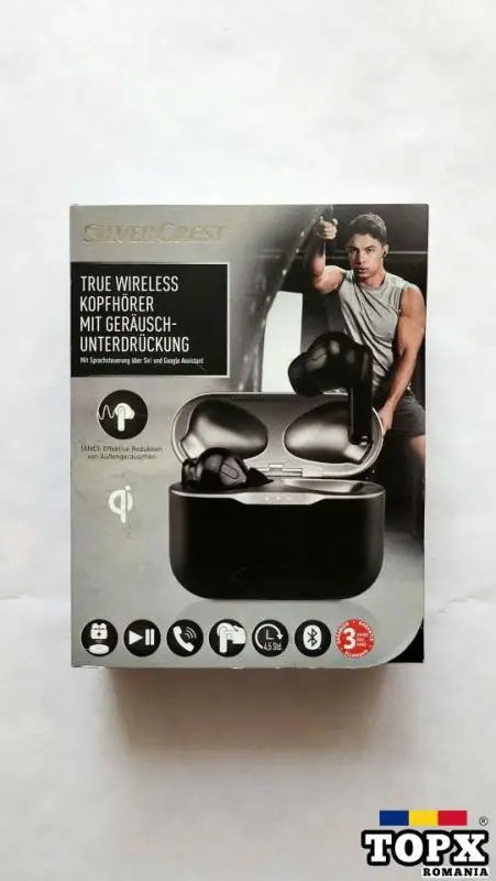 Casti wireless cu anularea zgomotului SilverCrest - SIGILAT - 3