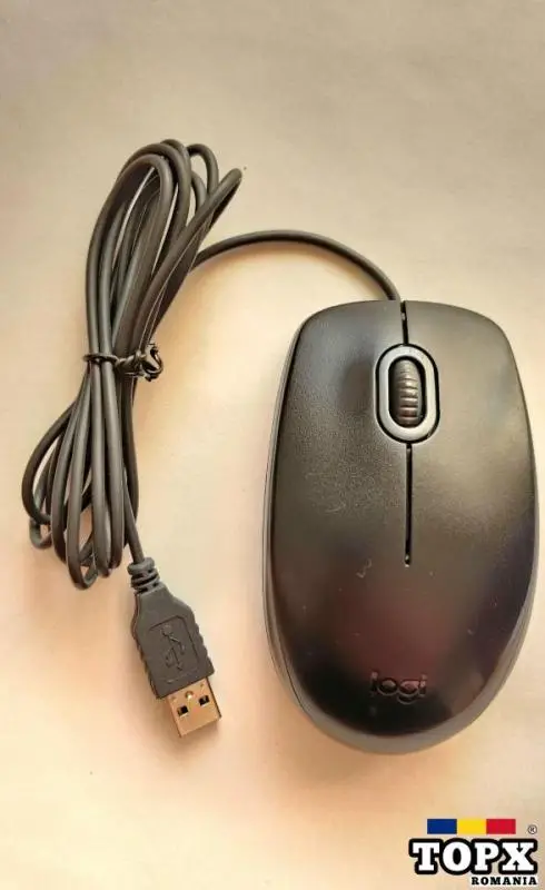 Mouse optic cu fir Logitech B110 Silent
