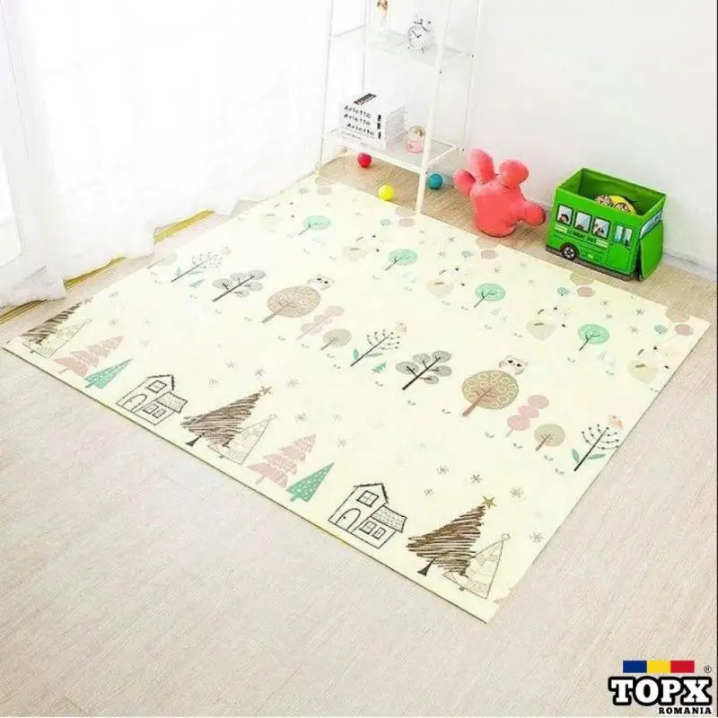 Covoraș de Joacă 2 Fețe pentru copii – Moale și Ușor de Curățat - 2