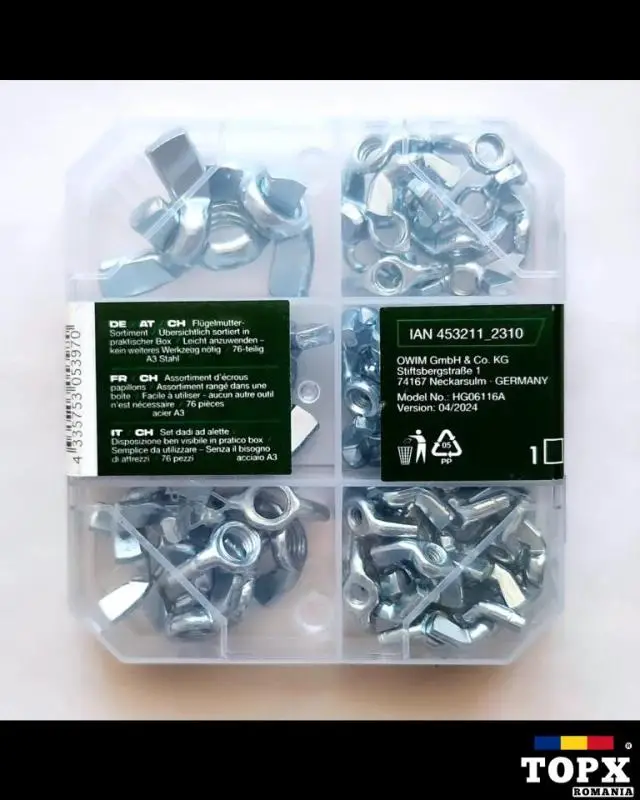 Set 76 piulite tip fluture - SIGILAT - 2