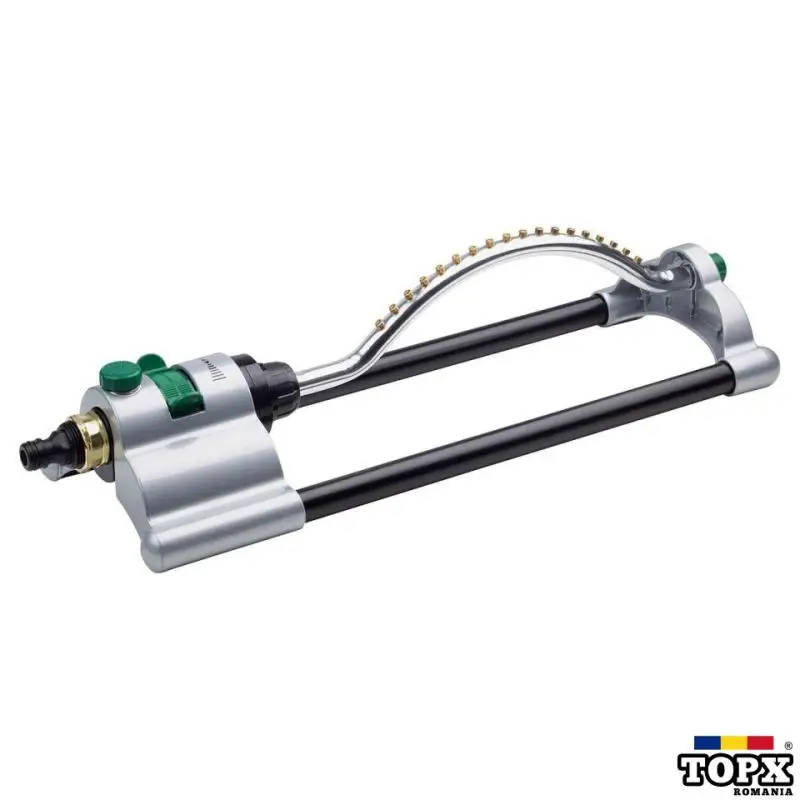 Aspersor de gradina din metal, cu oscilatie, reglabil - NOU