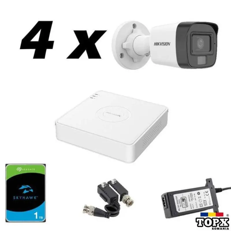 Sistem de Supraveghere Video Profesional Hikvision cu montaj