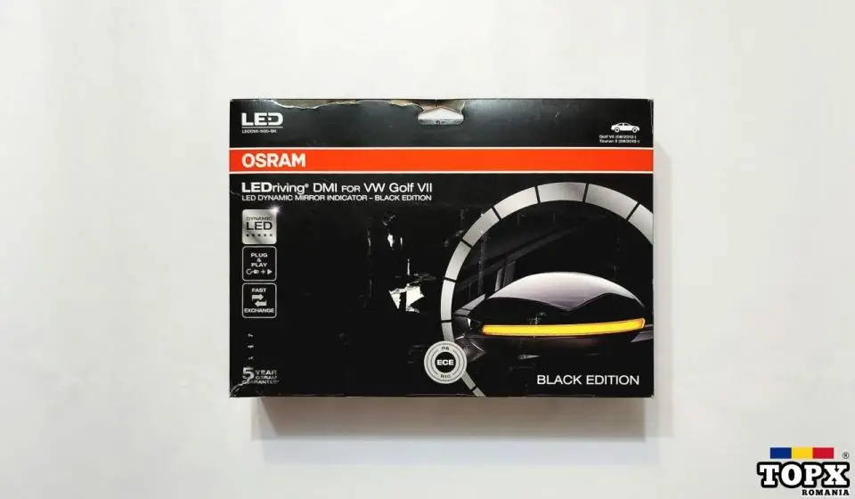 Set 2 Lampi Semnalizare LED Dinamice pt Oglinda VW Golf 7