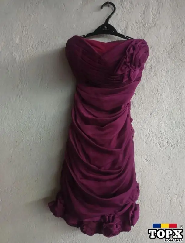 Rochie mov din şifon