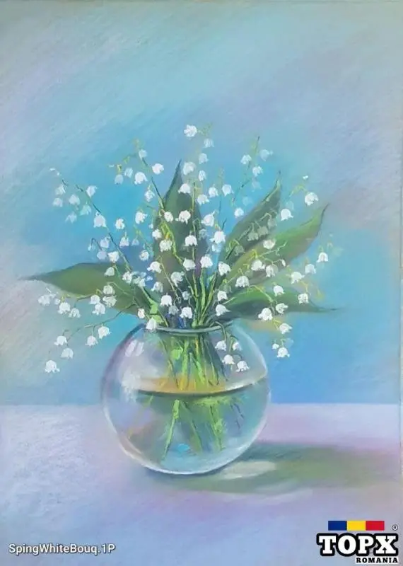 Tablouri în pastel cu flori și peisaje