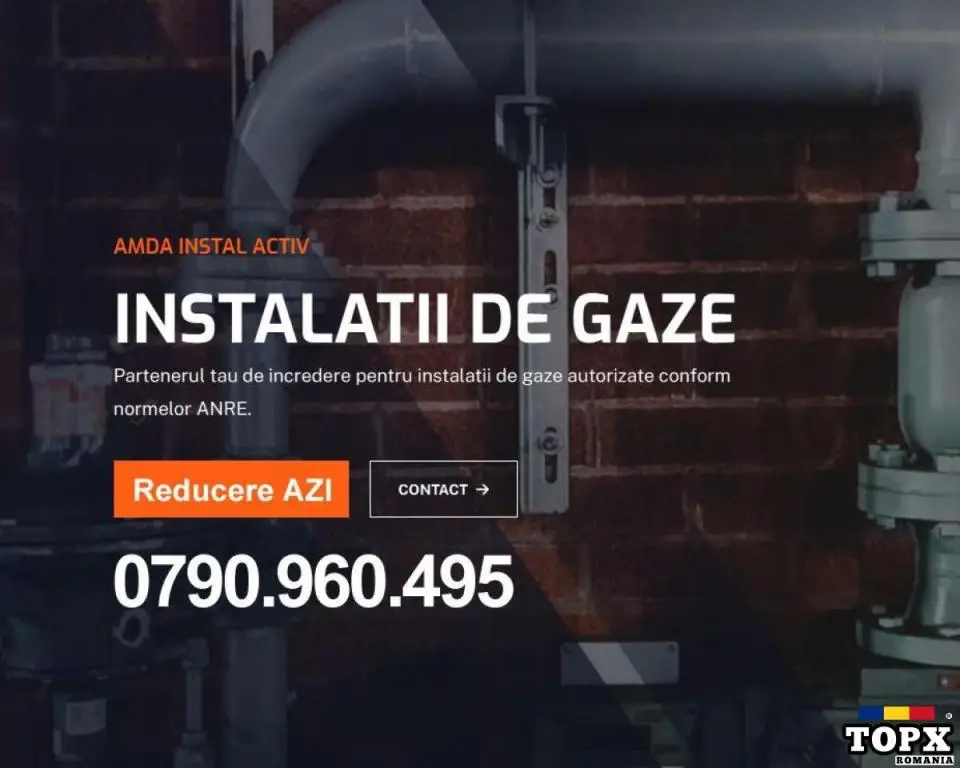 Instalatii Gaze Bucuresti. Firma autorizata ANRE