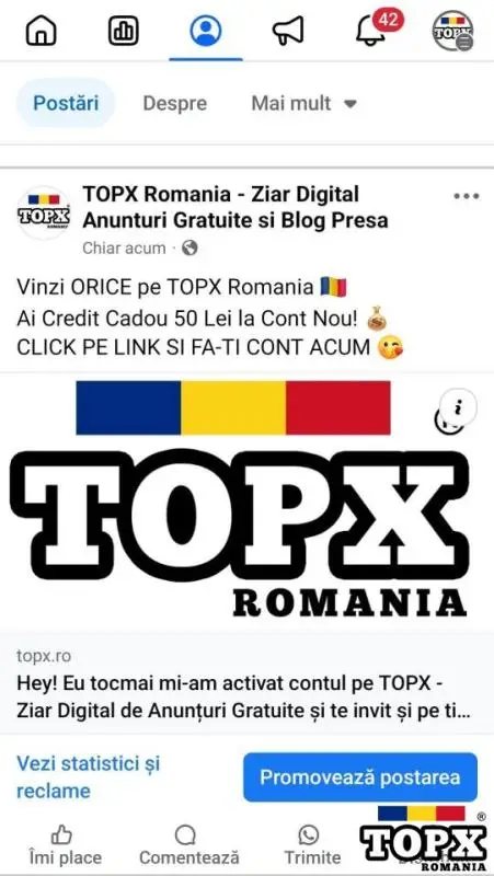 CASTIGA 50 Lei pe Secundă cu TOPX si FACEBOOK - 2