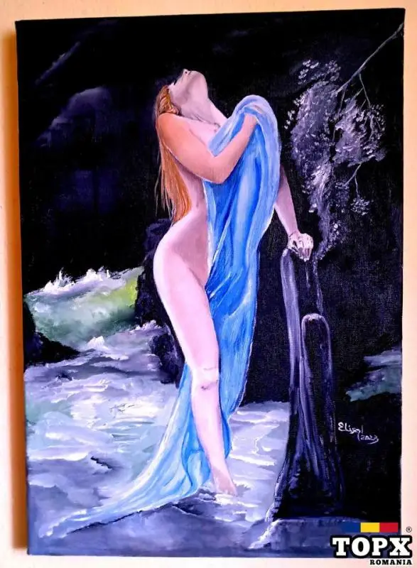 Tabloul "Femeia, in toata splendoarea ei", pictura in ulei pe panza