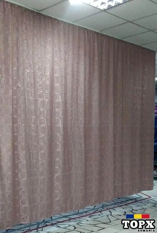 Draperie cortina tivuita cusuta cu rejansa si agatatori - 2