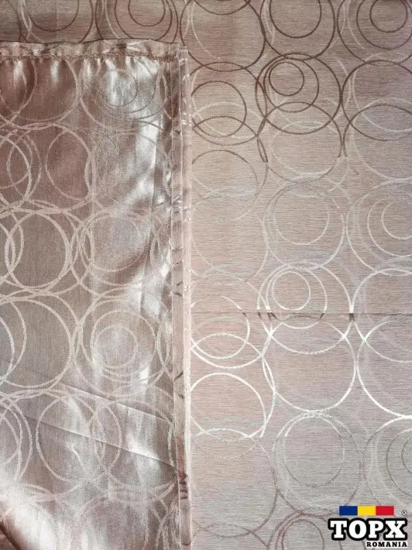 Draperie cortina tivuita cusuta cu rejansa si agatatori - 8