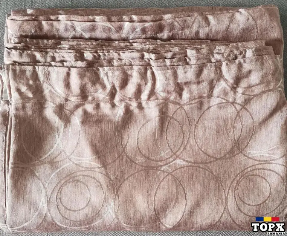 Draperie cortina tivuita cusuta cu rejansa si agatatori - 9