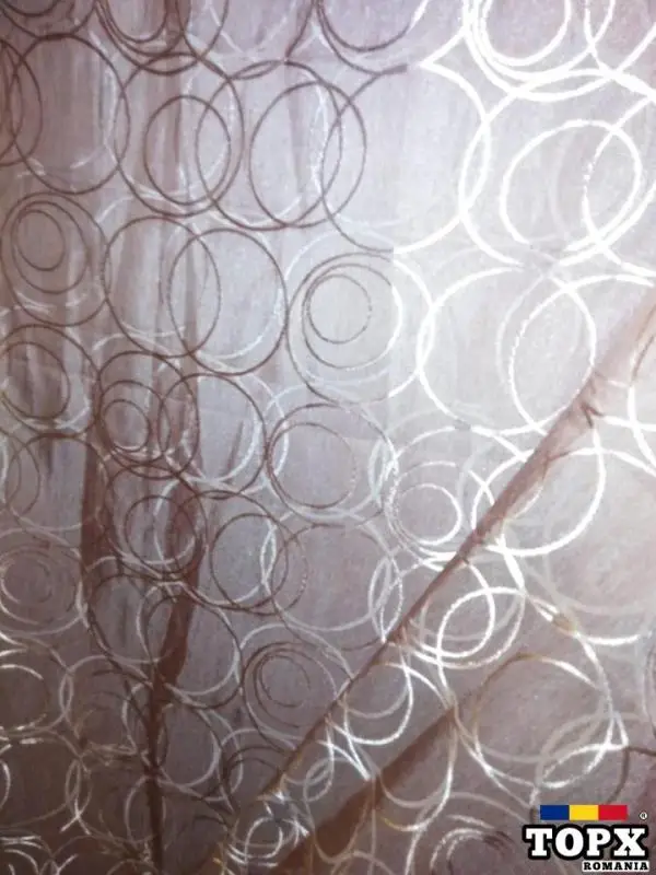 Draperie cortina tivuita cusuta cu rejansa si agatatori - 11