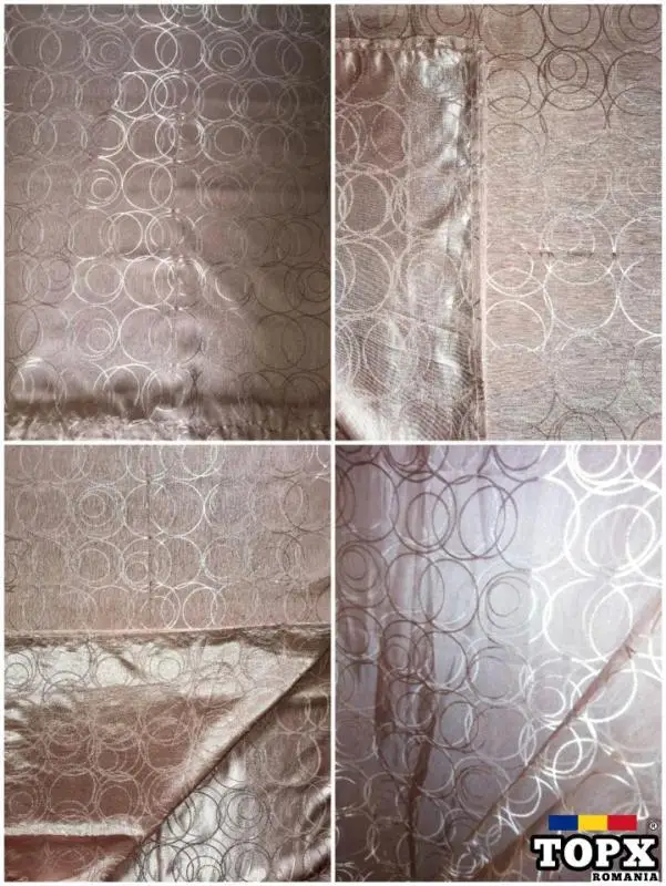 Draperie cortina tivuita cusuta cu rejansa si agatatori - 14