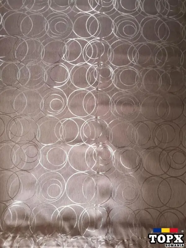 Draperie cortina tivuita cusuta cu rejansa si agatatori - 15