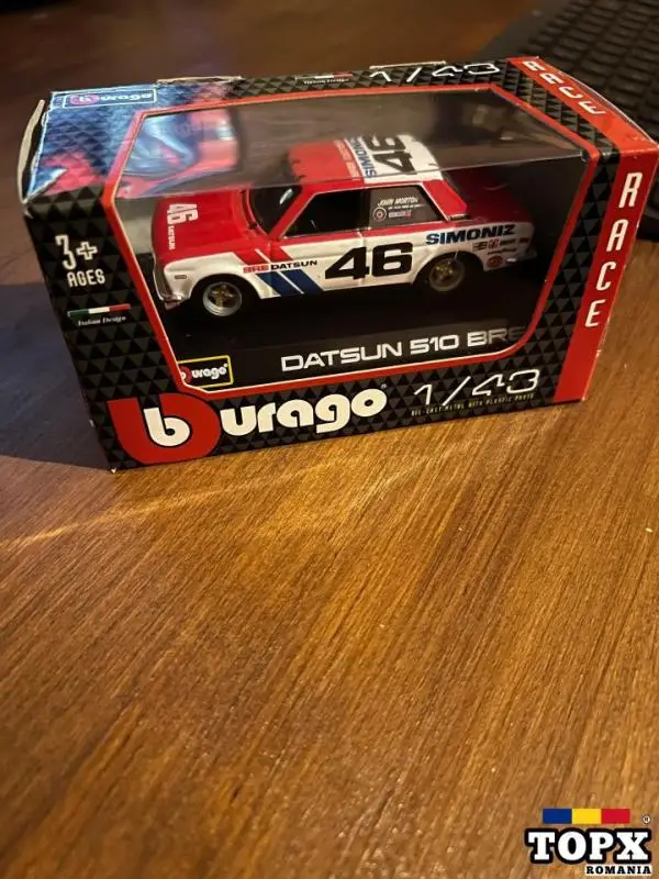 Macheta Datsun 510 Burago 1:43