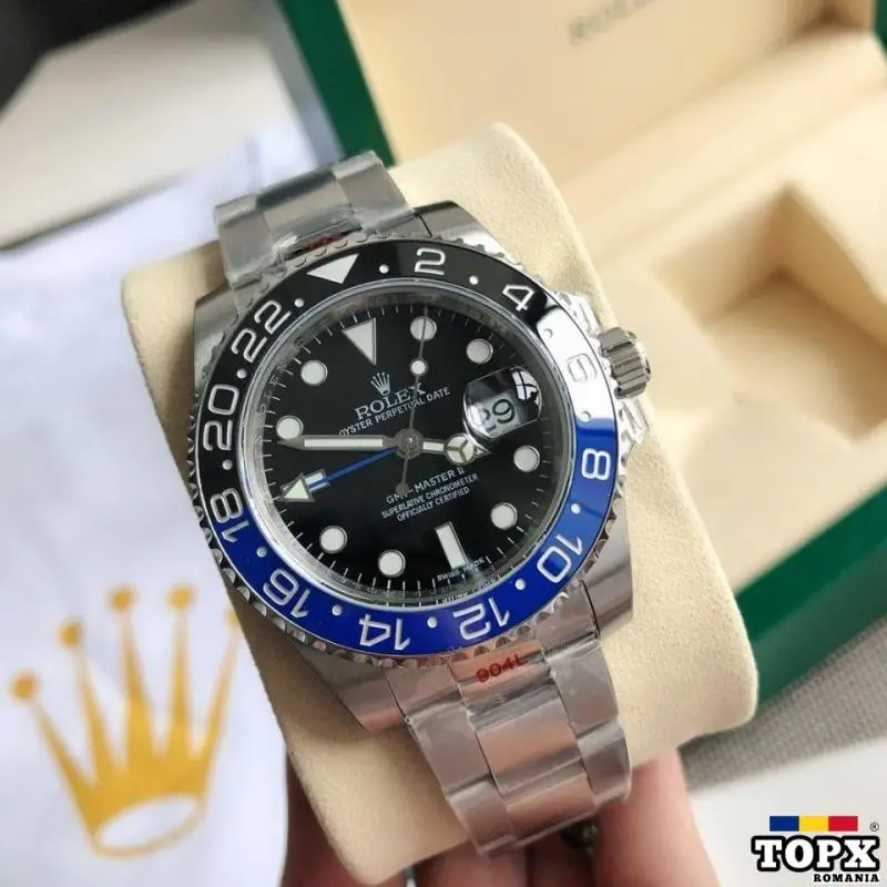ROLEX Oyster Perpetual GMT Master II Date 41mm Steel Black/Blue