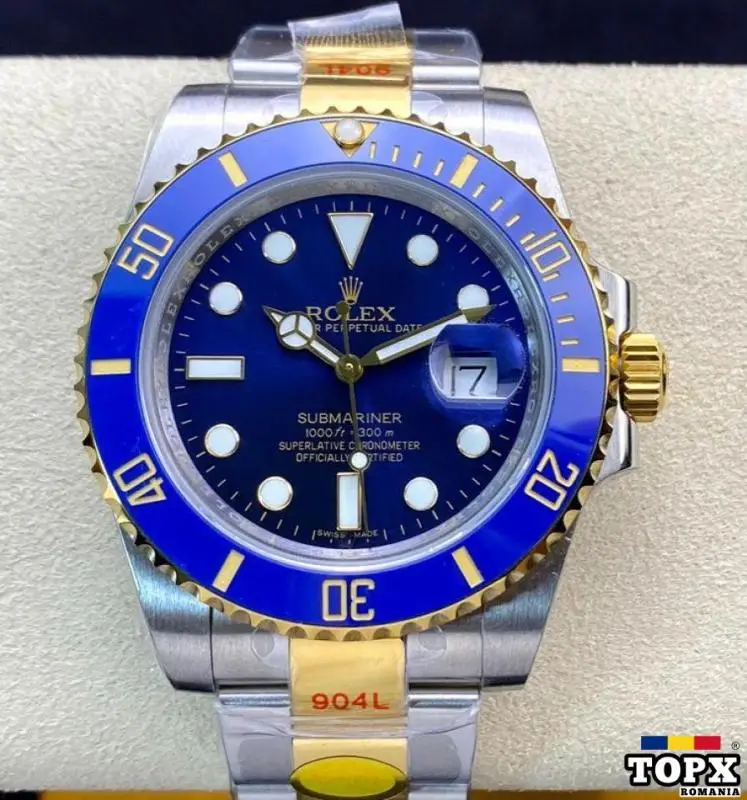 ROLEX Oyster Perpetual Submariner Date Two-Tone 41mm Blue/Blue