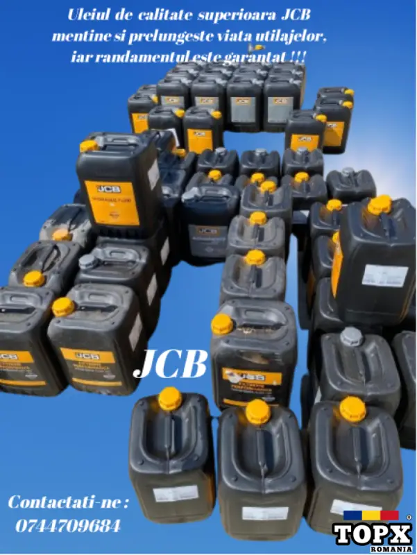 Ulei original jcb utilaje jcb ulei original 3cx 4cx jcb magazin utilaje jcb