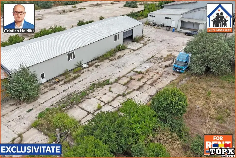 HALA noua | 480mp + 700mp parcare | Toate utilitatile | Giurgiu Nord