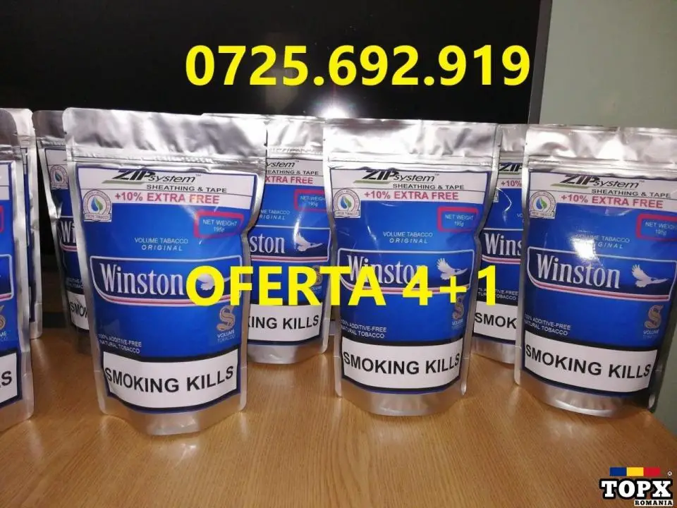 Tutun Firicel la punga sigilata de  190g - livrare rapida ! Oferta 4+1