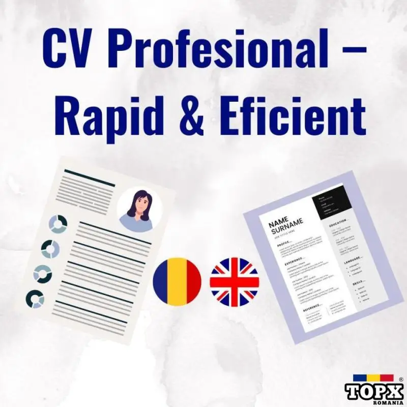 Refac CV-uri profesionale – Rapid & Eficient
