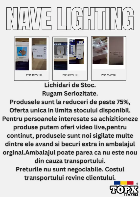 Reduceri Masive la Iluminatul de Top! - Ofertă Specială Näve Lighting Calitate Germana