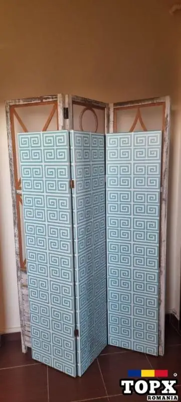 Paravan Vintage Lemn Masiv - 6