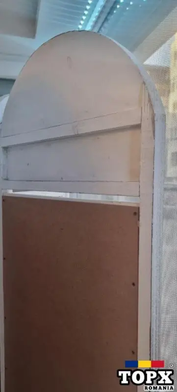 Paravan Vintage Oglinzi Lemn Masiv - 4