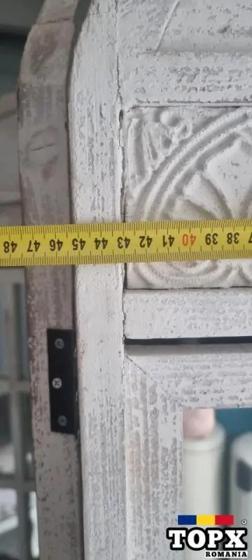 Paravan Vintage Oglinzi Lemn Masiv - 6