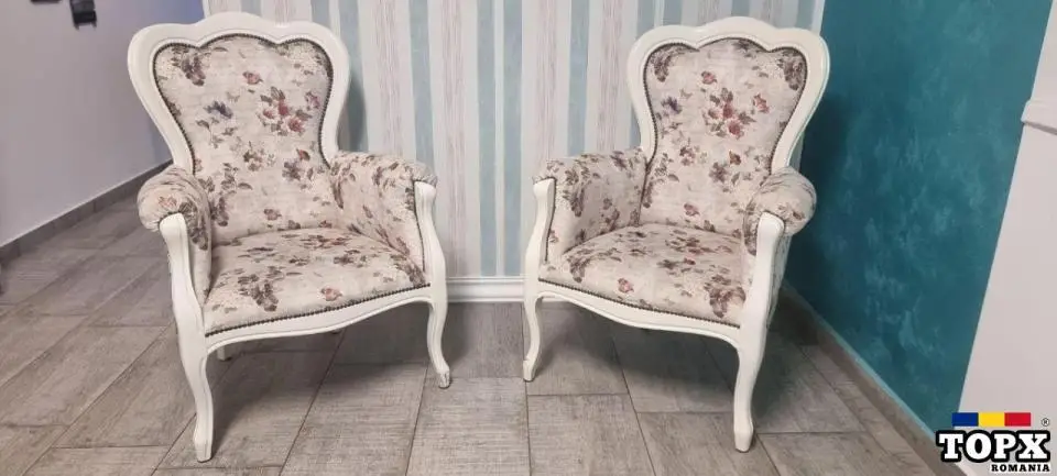 2 Scaune Boem Elegant Vintage