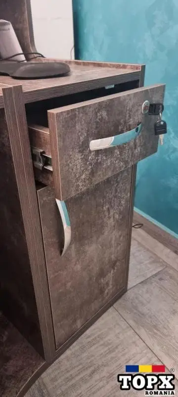 Receptie Semirotund Retro Vintage Lemn Masiv - 6