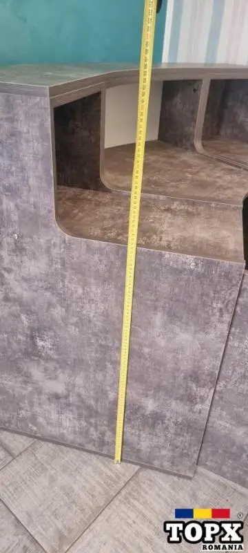 Receptie Semirotund Retro Vintage Lemn Masiv - 18