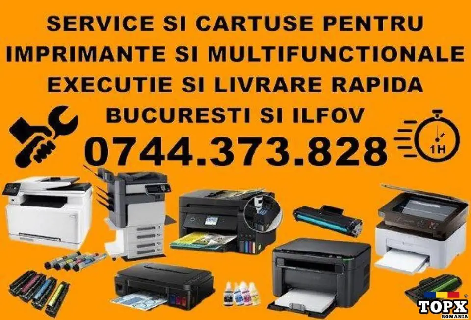 Contactati reparatii imprimante si copiatoare in Bucuresti si Ilfov !