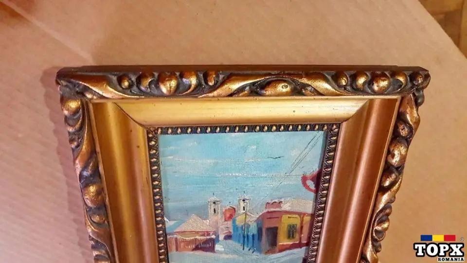 G570-I-Pictor DIODOR DURE-1901-1941-Lugoj-Biserica Adormirea Maicii Domnului.