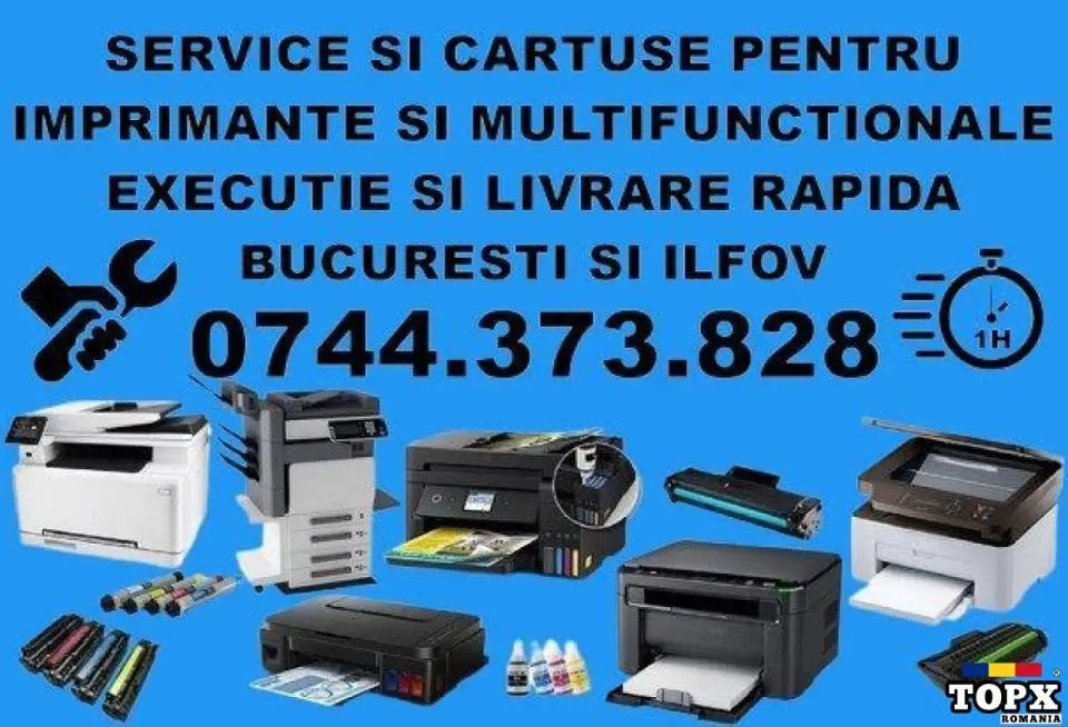 Reparatii si cartuse imprimante si multifunctionale in Bucuresti si Sector 6.