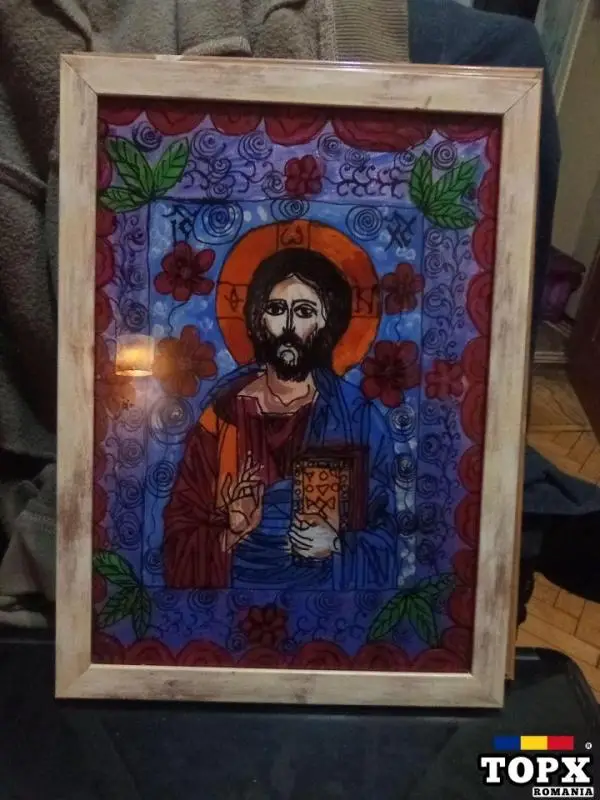 Icoane pe sticla de vânzare