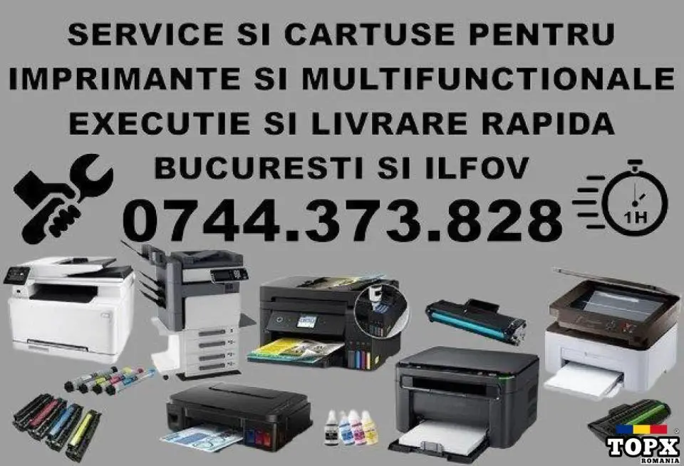 Service si consumabile imprimante si copiatoare in Bucuresti si Ilfov !