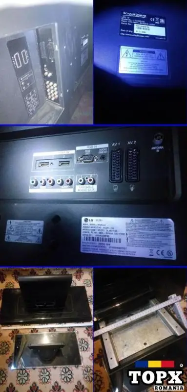 Tv LCD Schaub Lorenz LT 4228158 + LG 37LC51 + Picior Tv 2 buc