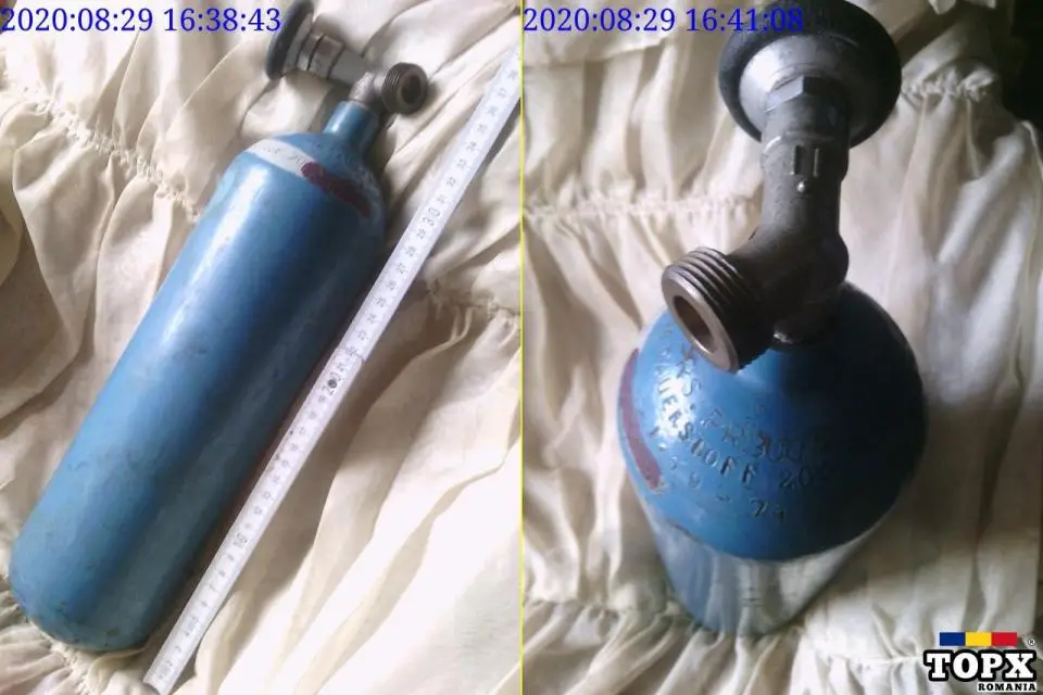 Tub oxigen vechi anii 69-74 Sauerstoff Germany raritate vintage